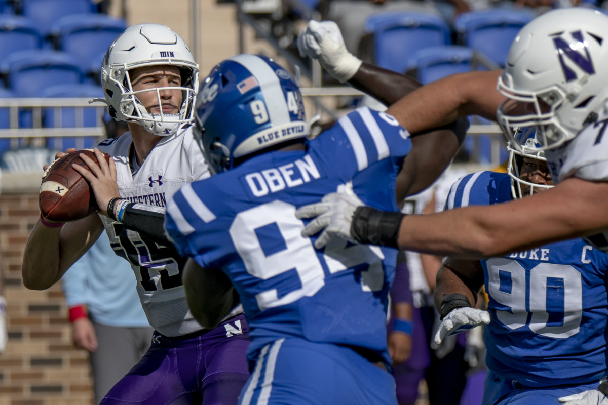 Duke Defensive End R.J. Oben